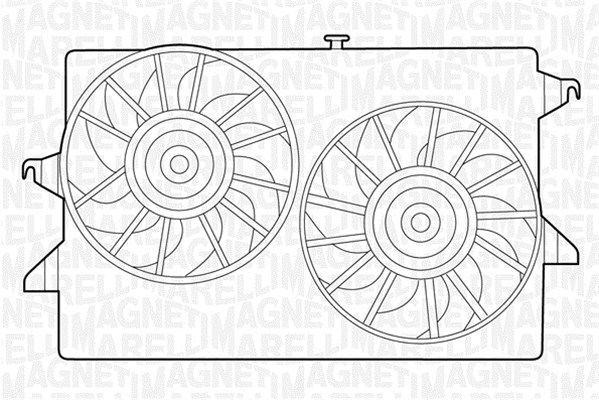 MAGNETI MARELLI Ventilaator,mootorijahutus 069422398010